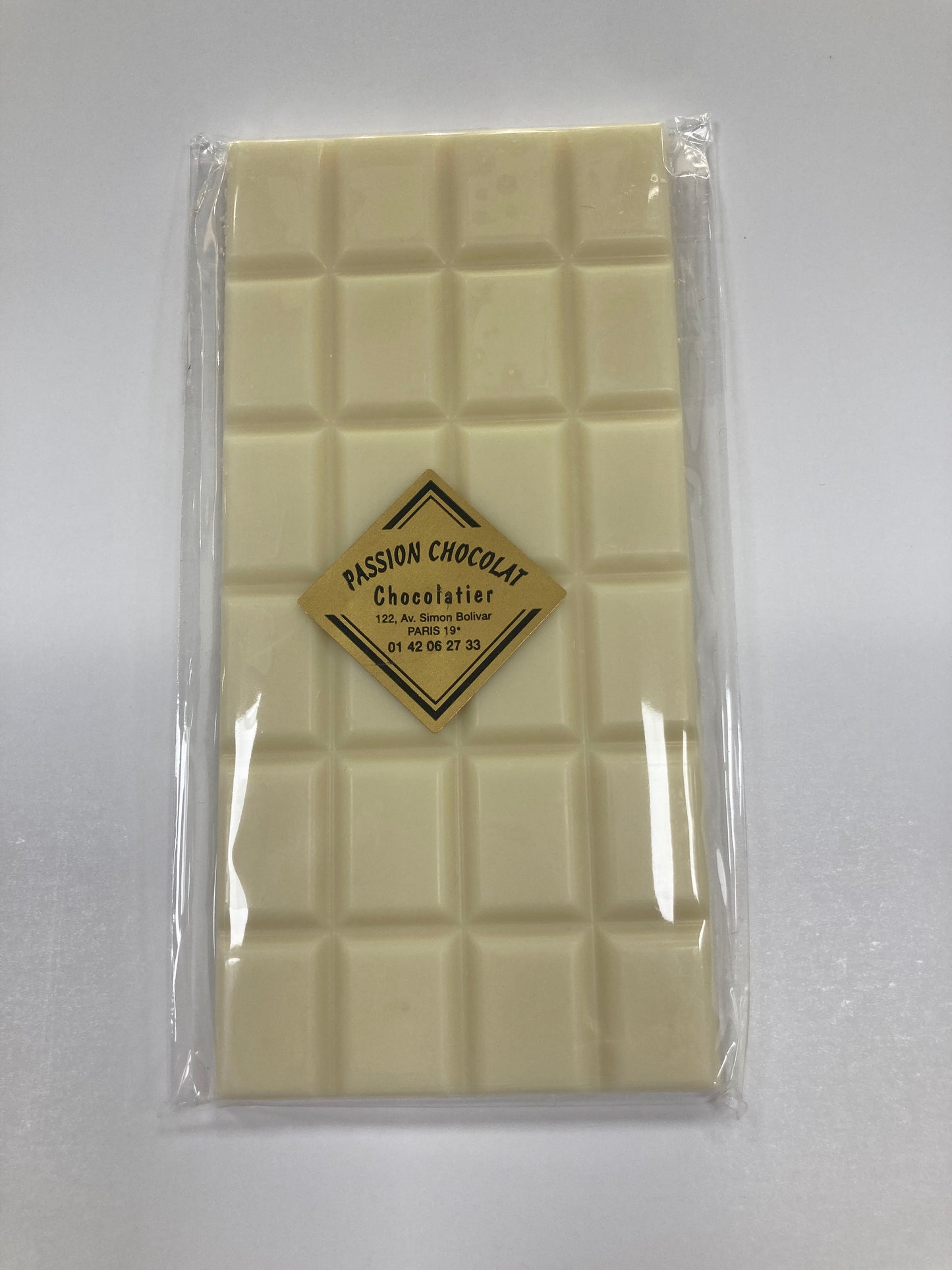 Tablette de chocolat blanc